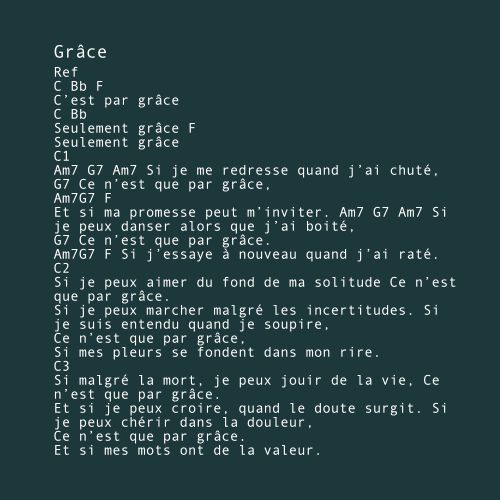 Grâce