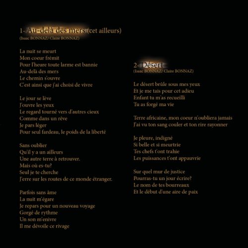 Au delà des mers / Désert